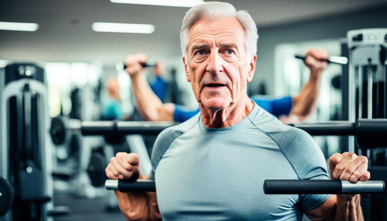 rutinas de gym para hombres mayores para ganar masa muscular